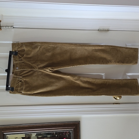 LEVIS BRAND WOMEN'S BROWN CORDUROY 314 SHAPING STRAIGHT PANTS SIZE 28x30 - Picture 2 of 16